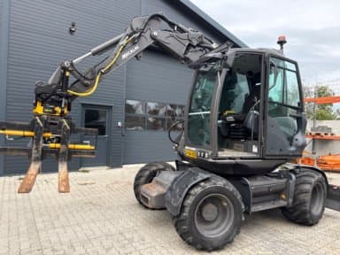 Mecalac 7Mwr wheel loader from 2024 with cart and full equipment pack