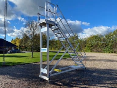 ZARGES CREAXESS Mobile Platform Stairway / 14 Steps / Year 2024