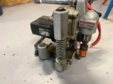 Ridgid HC-300 hole sawing machine