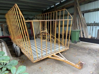 Agricultural trailer Balcony