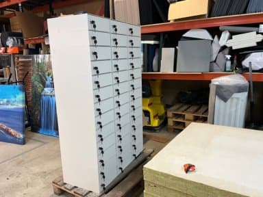 Storage Cabinet with 39 Compartments