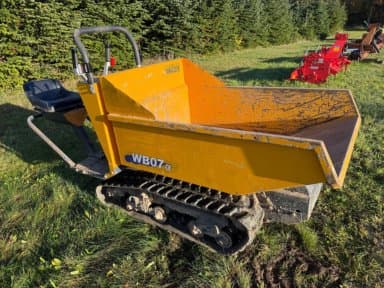 Yamaguchi WB07α belt dumper with hydraulic tipper