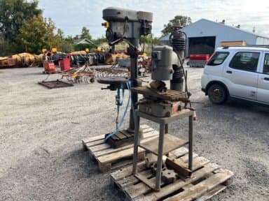 Workshop machines. Column drill and grinding machine Erd 32 and Homa PH250