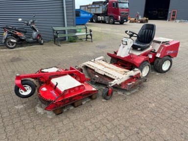 Ventrac 3000 4wd tool carrier with two rotor cutting tables.