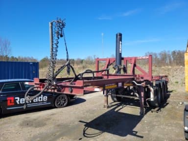 Tipptrailer för container 20-30 fot Dennison -2018