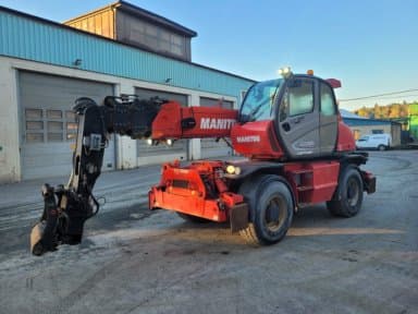 Telescopic truck Manitou MTR 2150B with tool and remote control