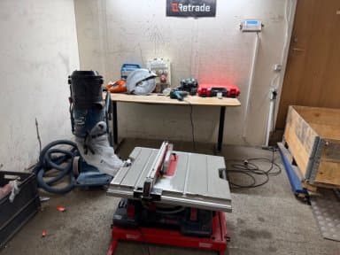 8 Hand Tools: Hilti TE 4-A Hammer Drill, Husqvarna K3000 Saw, Dustcontrol DC2900 Separator, Bosch Cutter