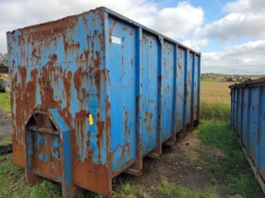 Load exchange bodies 6 meters approx. 38 cubic containers