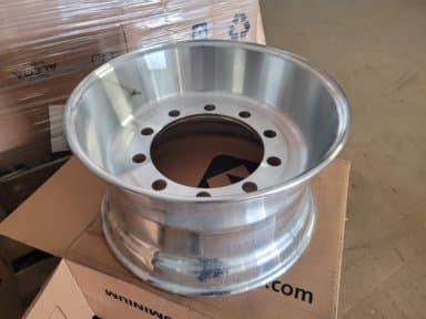 10x NEW Alcoa Ultra ONE Super Single Wheels 22.5x11.75