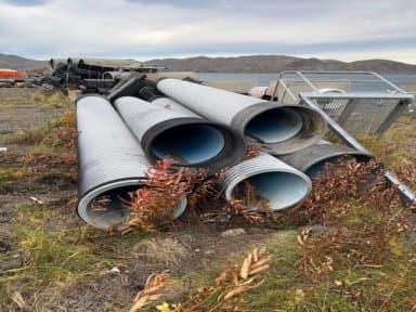 Plastic Pipes 5 pcs - Ø60cm x 6.33m