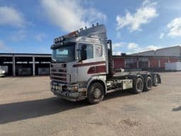 Scania R164GB 8x4 Tipper Truck with JOAB 24T Crane