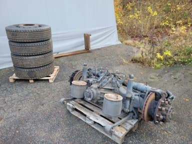 Rear axle complete with wheels MAN TGX TGS