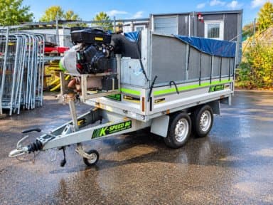Leaf Blower Trailer K-Vagnen VARIANT 2015T2 with tipper