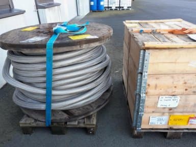 Miscellaneous steel hoses 2": 120m, 4x20m and 15m // Hoses in steel 2"