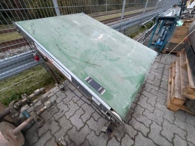 Ellegaard tilted conveyor belt 110 x 160 cm.