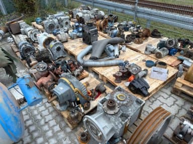 18 Pallets Electric Motors, Gears, etc.
