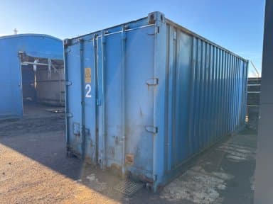 20-Foot Shipping Container (Con. 2) – Includes Mixed Hempel Paint