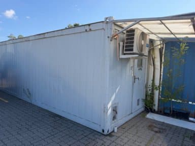 25 feet of sealed container