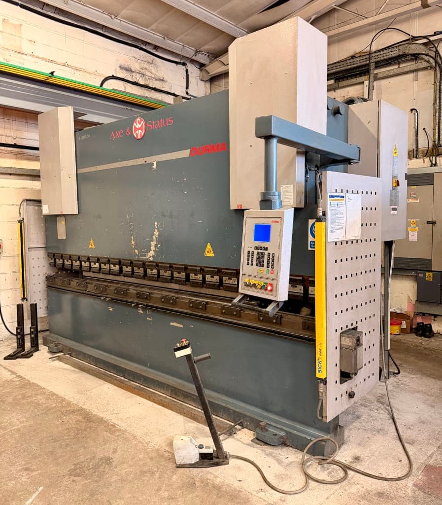 Metalworking & Fabrication Sale – Durma CNC Press Brake, Shot Blast Cabinet, Dust Extraction & Fettling Equipment