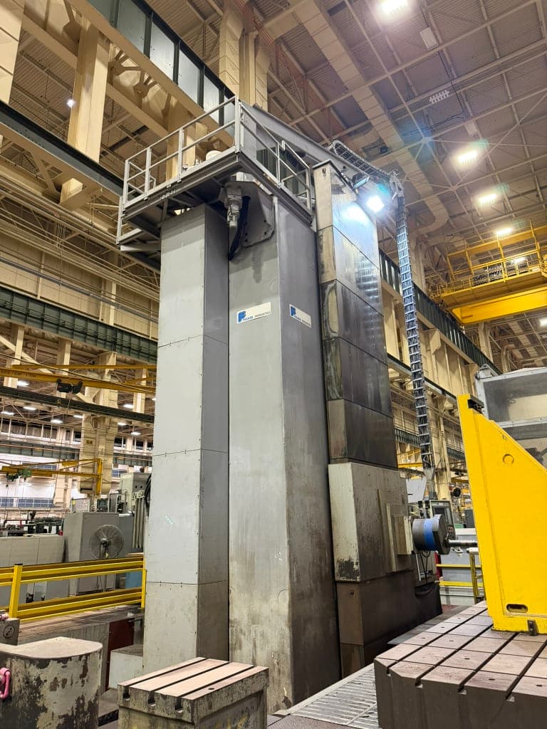 Make Offer, Pegard Model Preciram 7 TX TRT3000 8.66" CNC Floor Type Ram Horizontal Boring Mill Surplus to GE Vernova