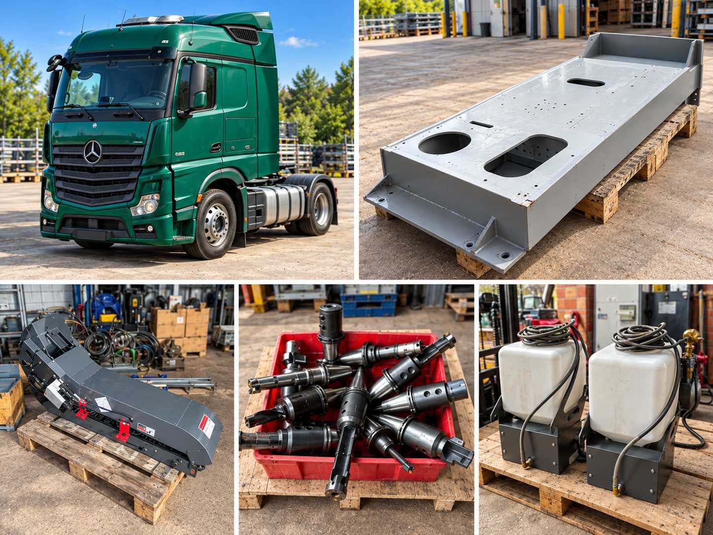 No reserve price - Machine accessories and Mercedes-Benz Actros MP4