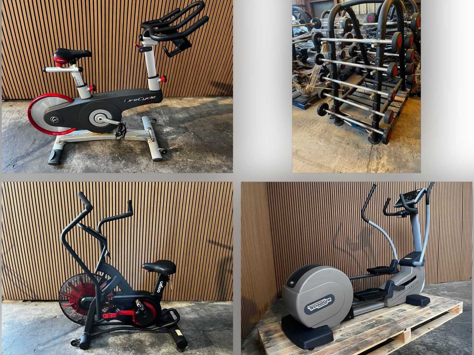 Gym equipment: cardio, strength training and spinning – Life Fitness, Technogym & Matrix – NO RESERVE PRICE