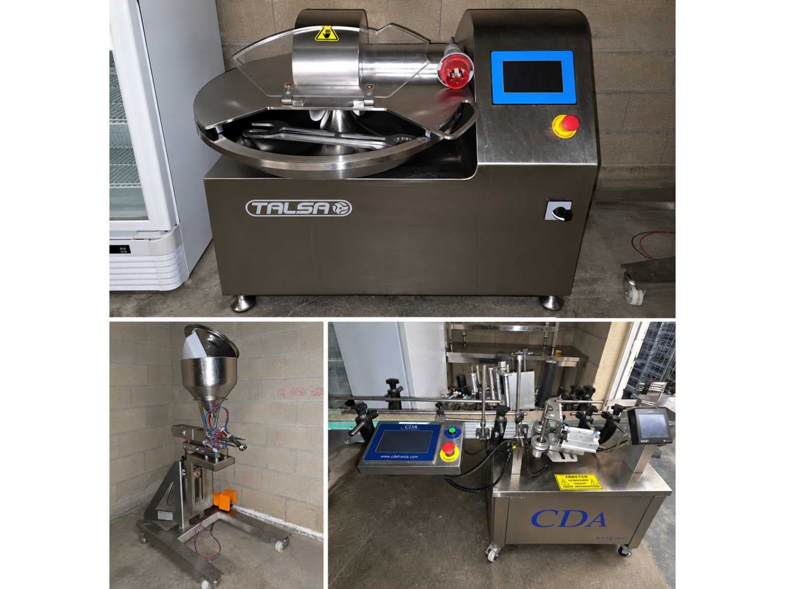 TALSA and CDA food equipment: preparation, dosing and labelling