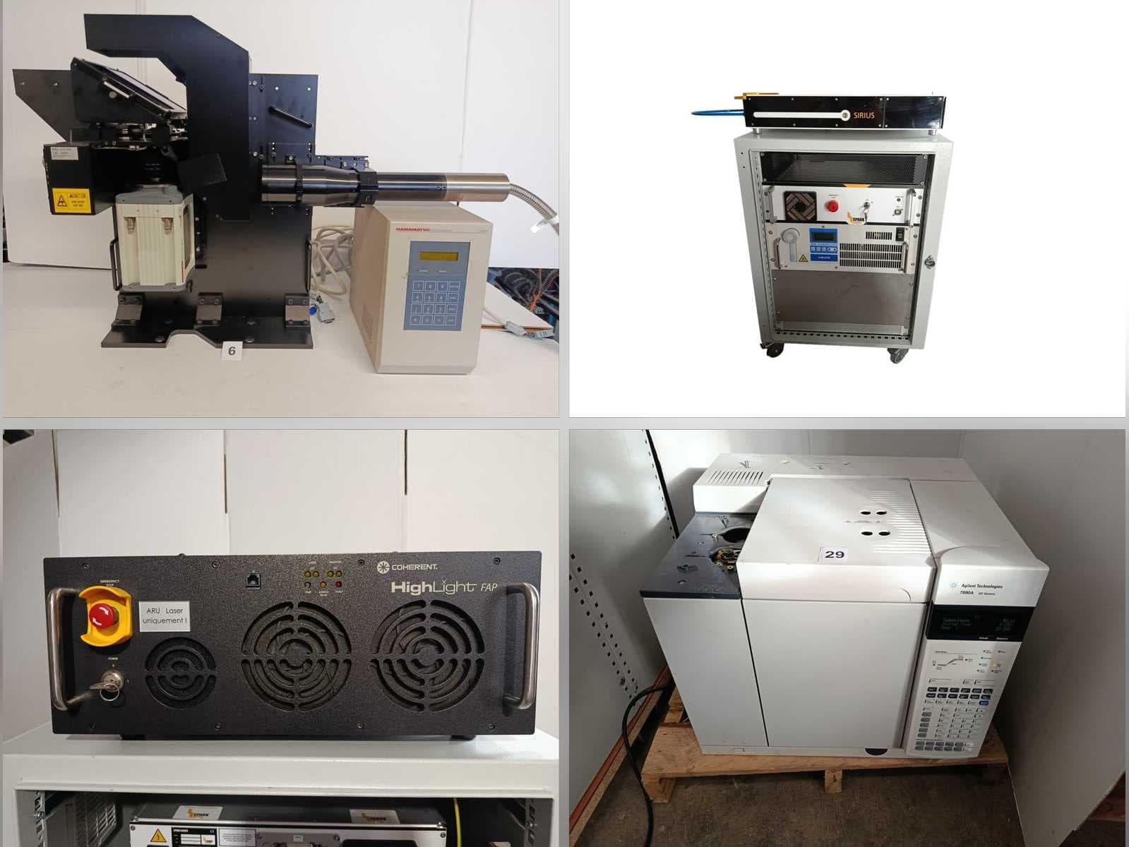 Laboratory, Laser, RF, Optics & Scientific Instrumentation Equipment – Hamamatsu, Agilent, Coherent