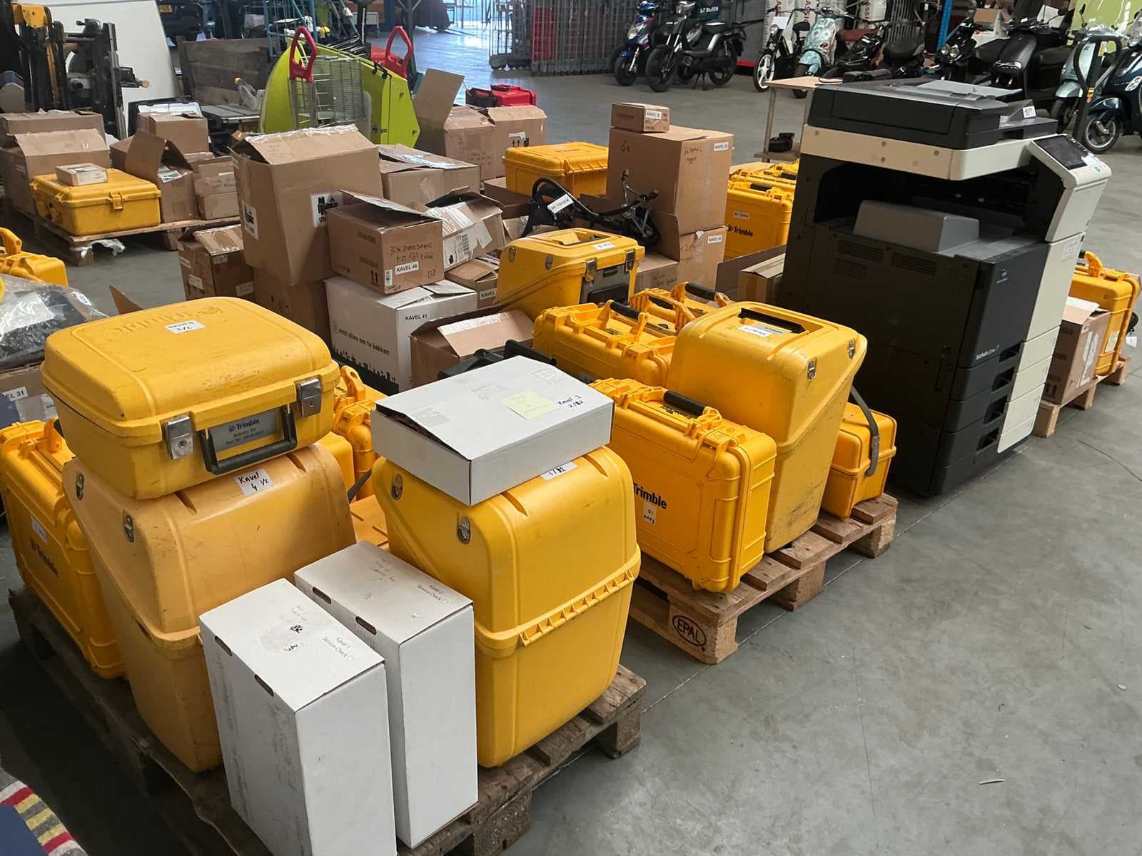 Due to reorganization, measuring instruments and GPS equipment