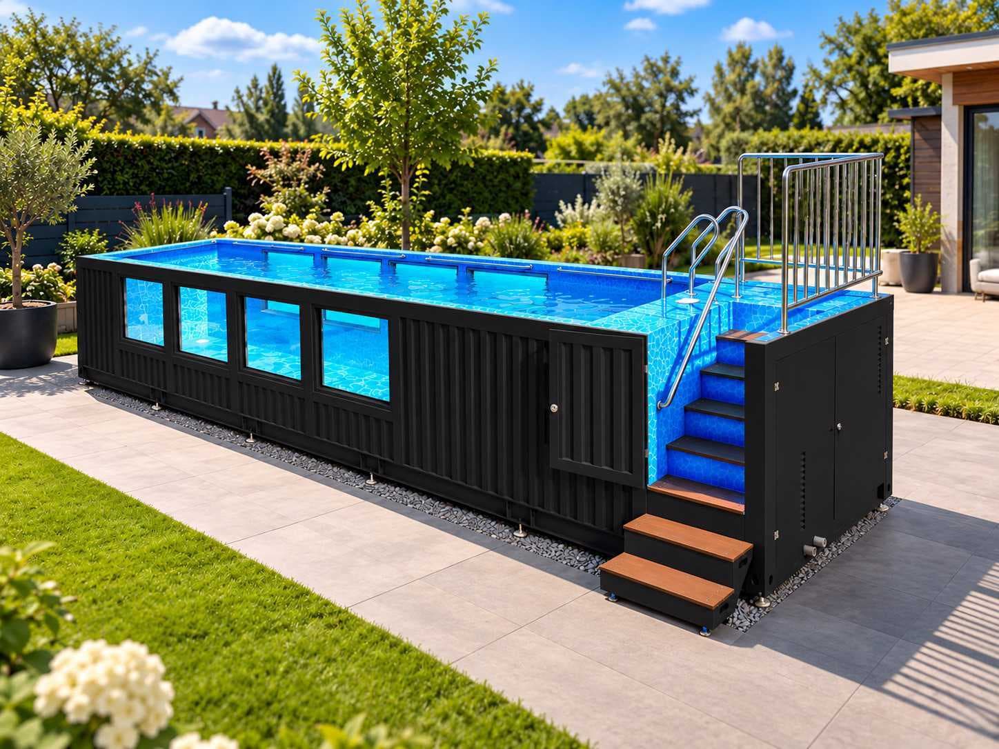 Zwembaden, buitenkeukens, jacuzzi's, ijsbaden en hekwerk