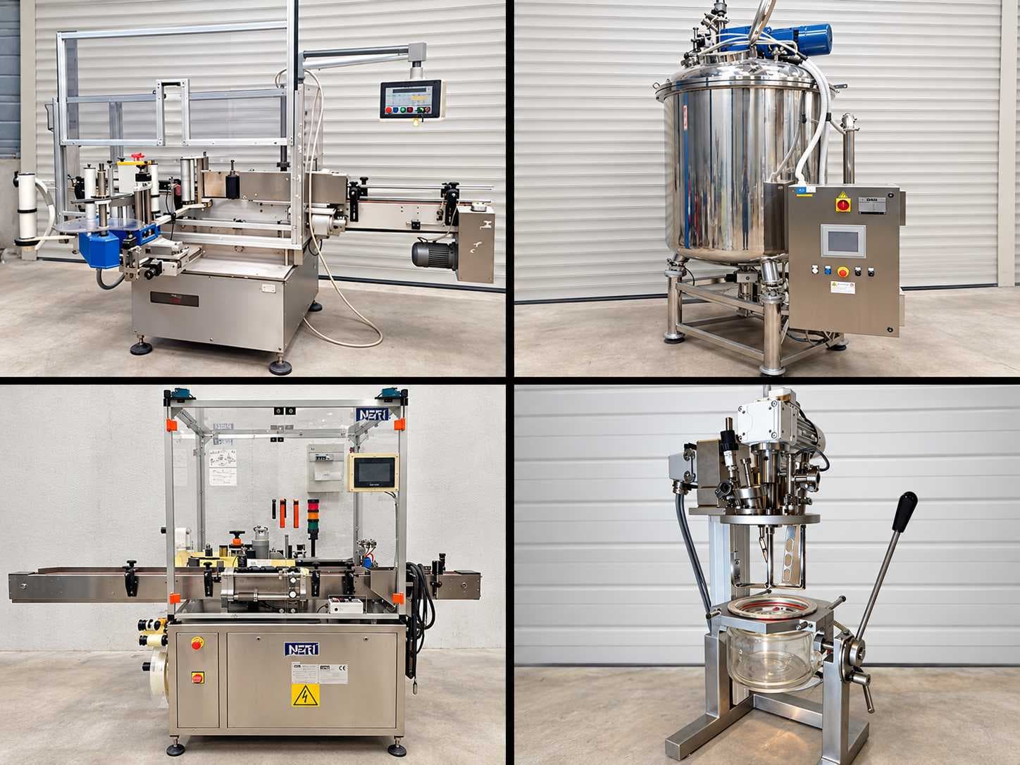 Pharmaceutical, packaging and laboratory equipment from well-known brands - IMA, Uhlmann, Bausch+Ströbel and Groninger