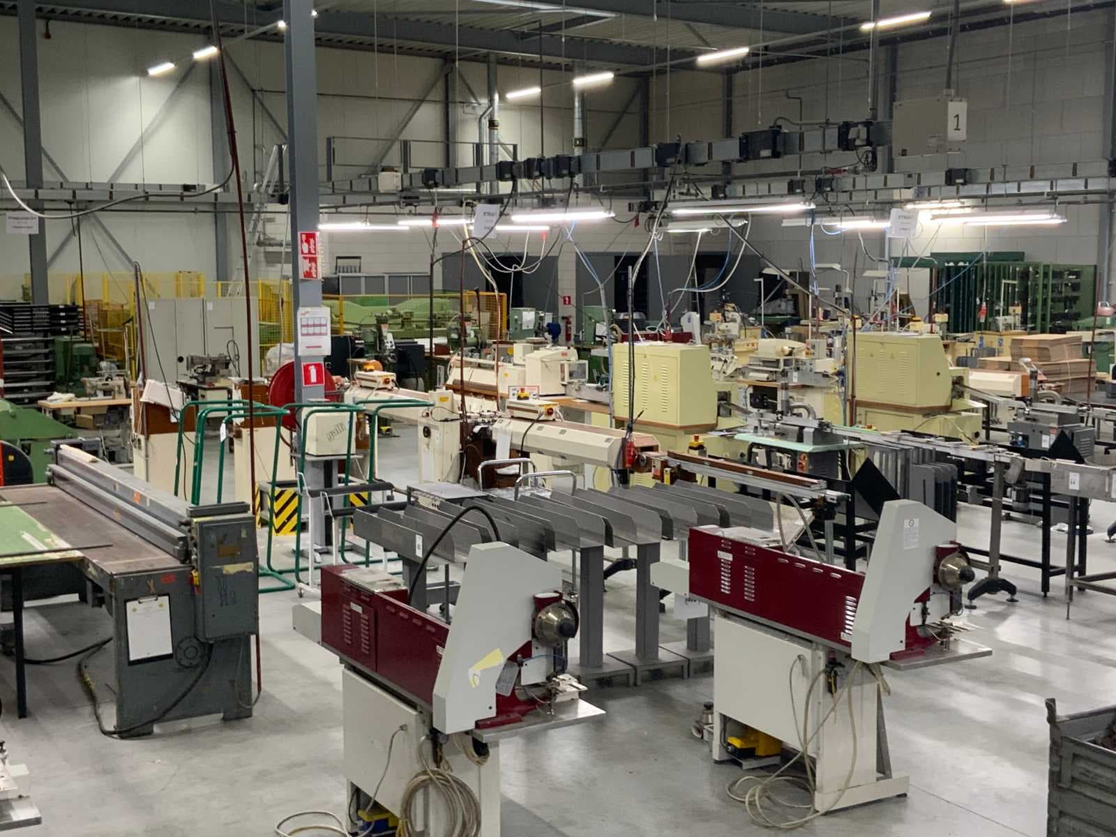 Due to cessation, leather processing machines, tools and materials