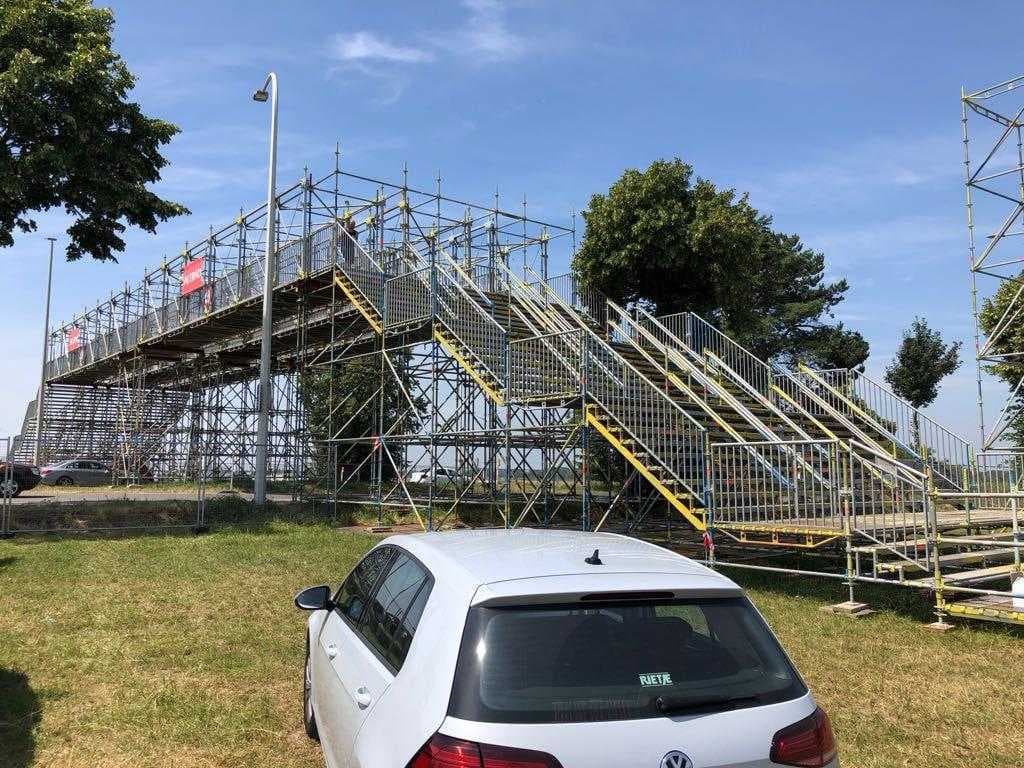 Large batch of various scaffolding material