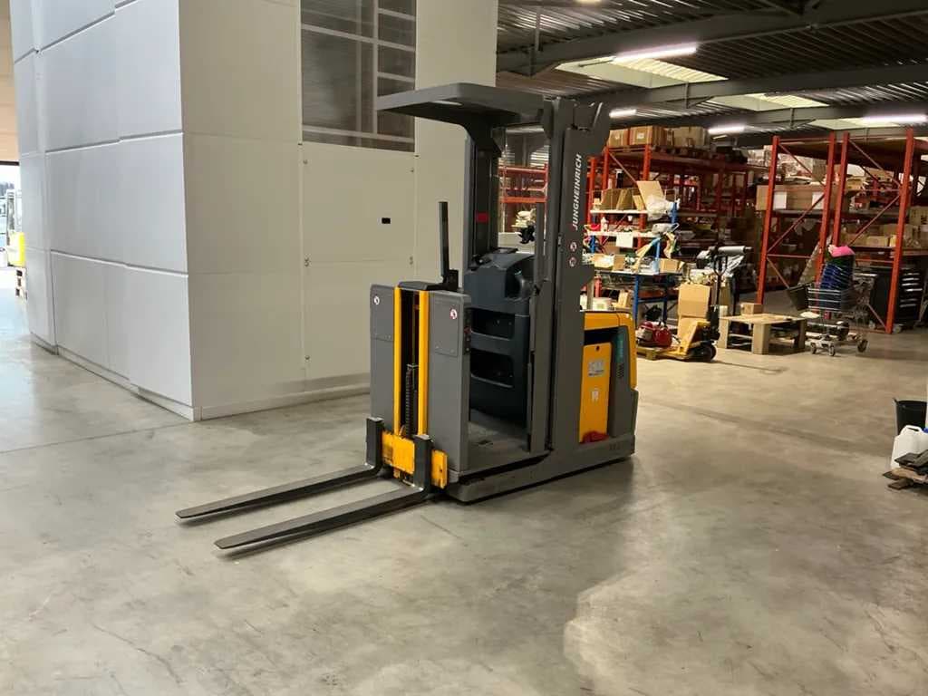 Warehouse materials and reach truck