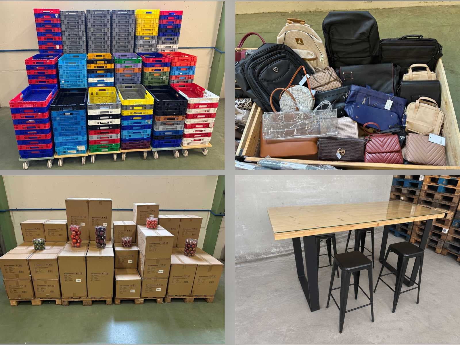 Liquidation of a storage warehouse: Bicycles, racks, clothing, furniture, workshop and miscellaneous