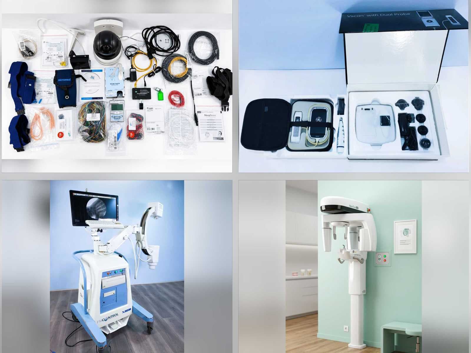 Professional medical equipment: operating theatre, monitoring and imaging