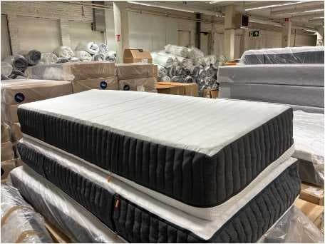Various mattresses, toppers, doors, pallet wrap wrapper