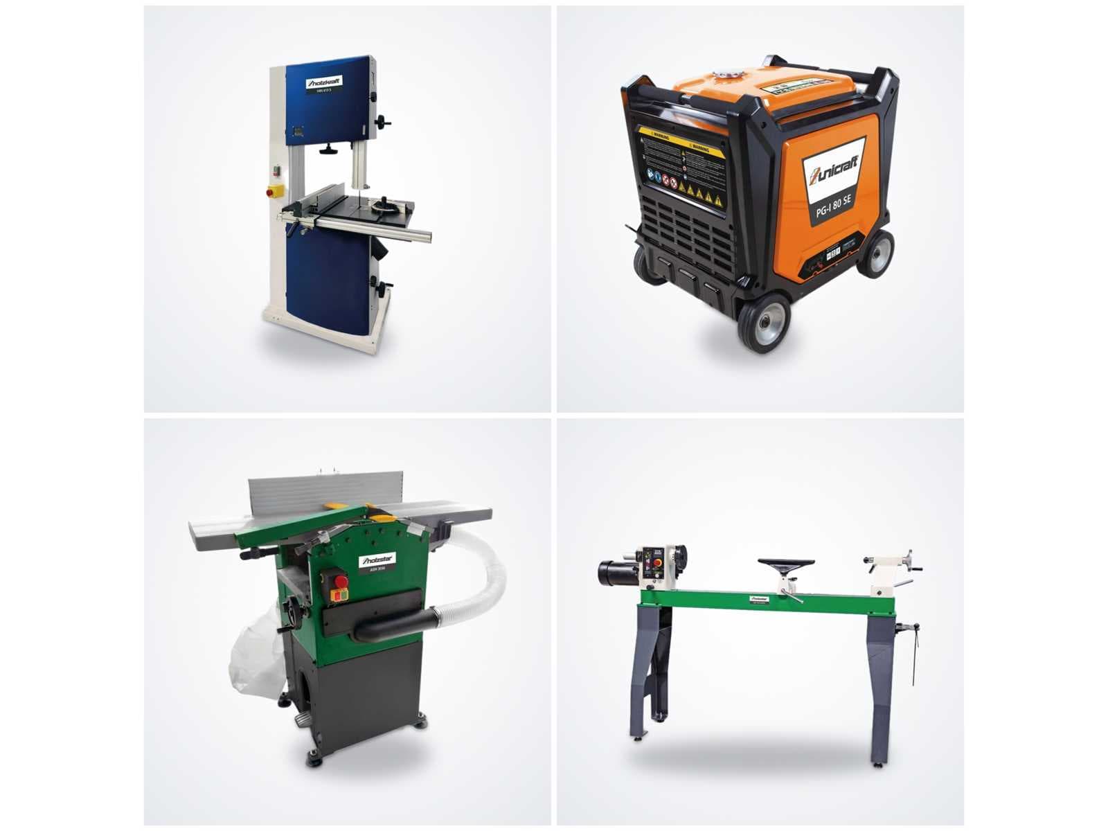 Overstock Clearance – New Wood & Metal Workshop Machines, in Original Packaging, No Reserve Price