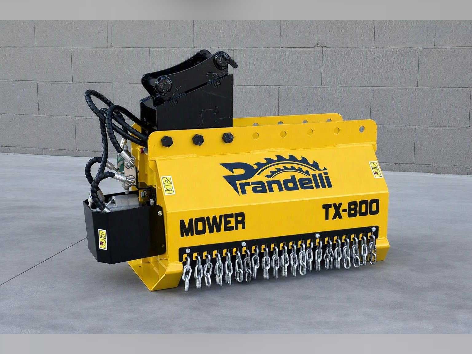 Hydraulic mulchers for excavators – various models and attachments