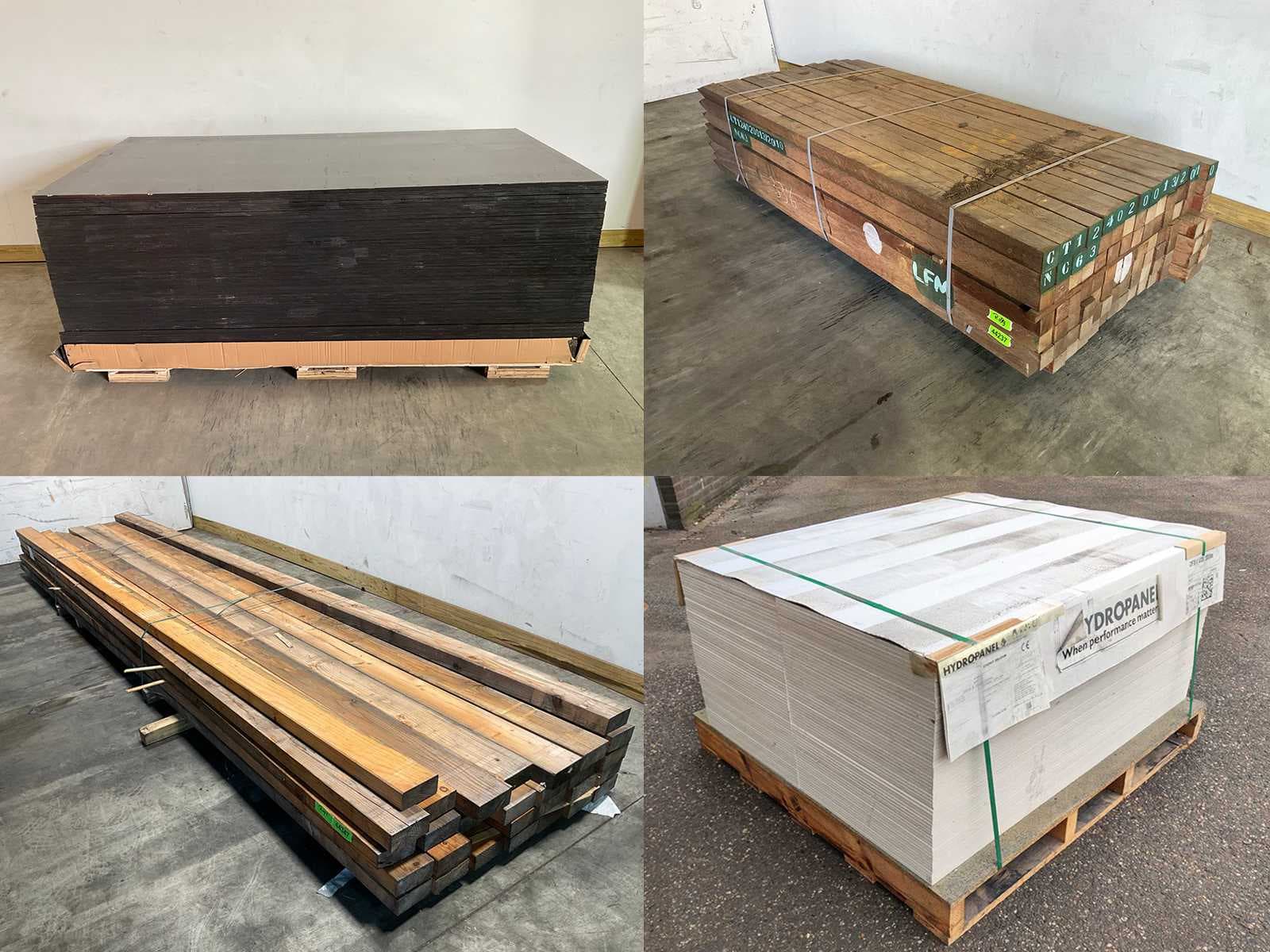 Bulk auction wood, cladding and DIY
