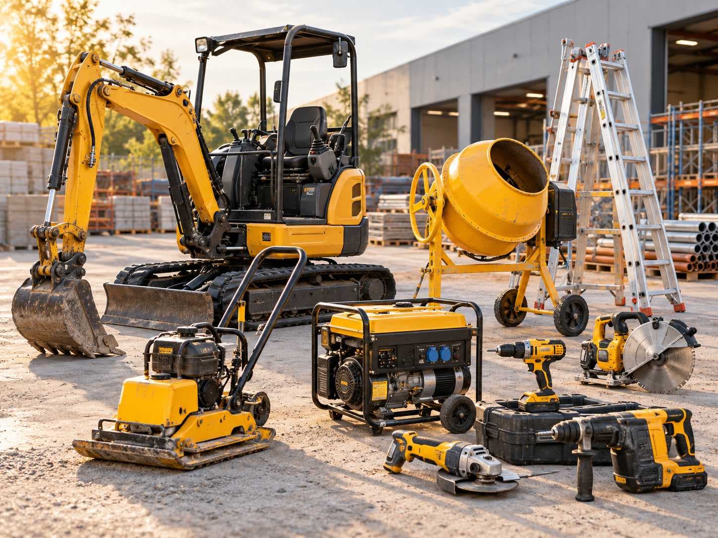 ex BOELS Rental - Construction equipment, machinery, power tools