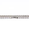 Exclusive Diamond Bracelet in 14K White gold 3.16 ct Natural Diamonds. Rate kr. 82.000