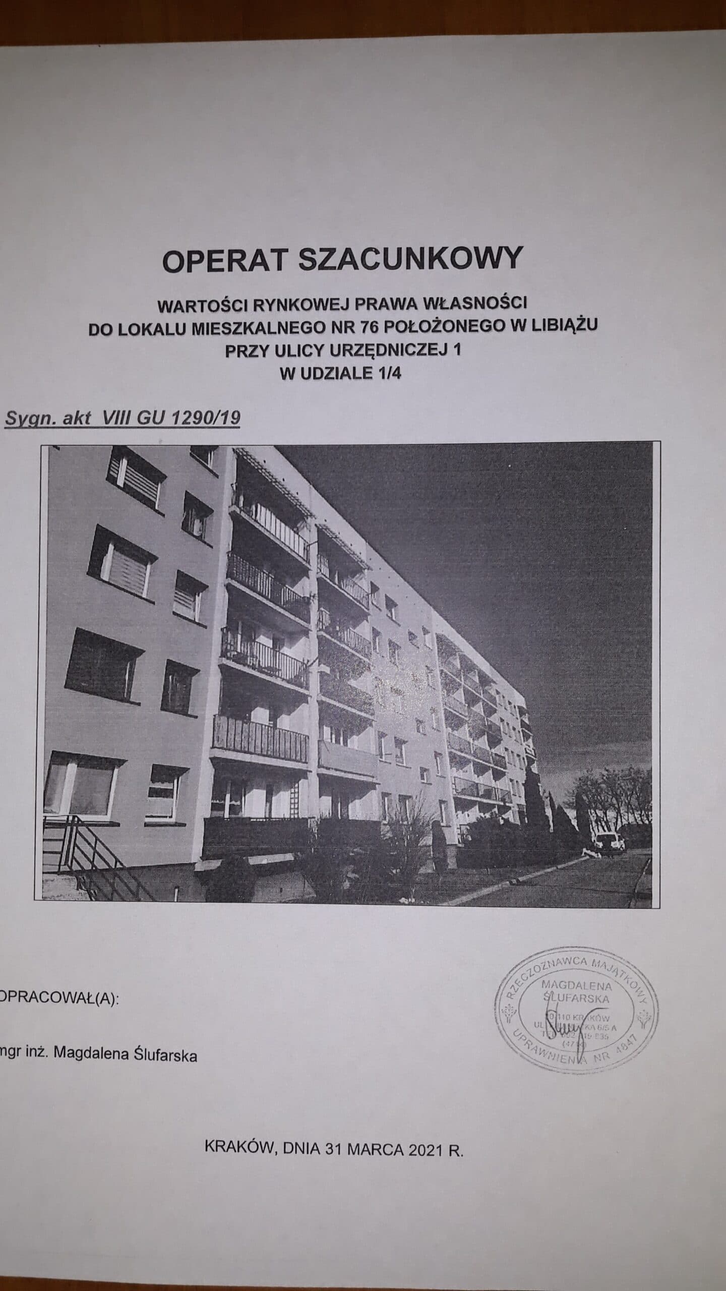 The Syndicate announces a contest for the sale of shares in real estate under Act VIII GUP/313/20S