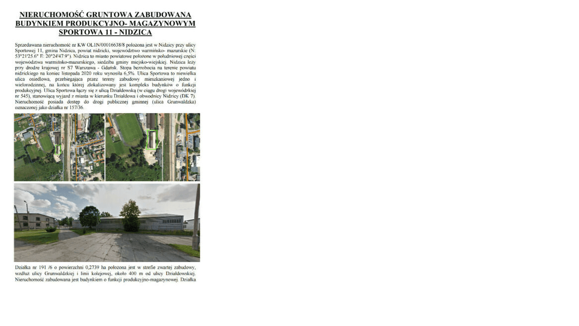 SYNDYK will sell land property