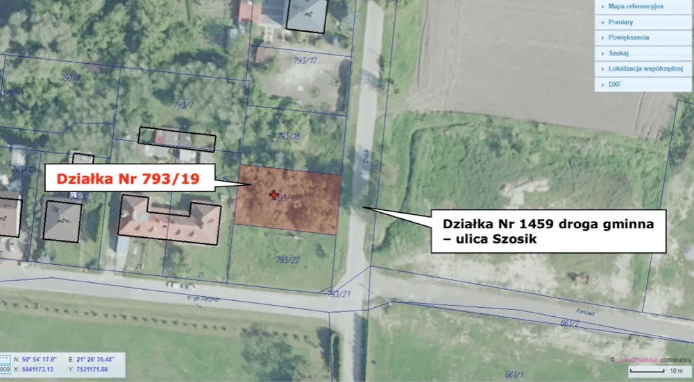 The syndicate will sell a share in the construction site of Bożechów ul. Szosik