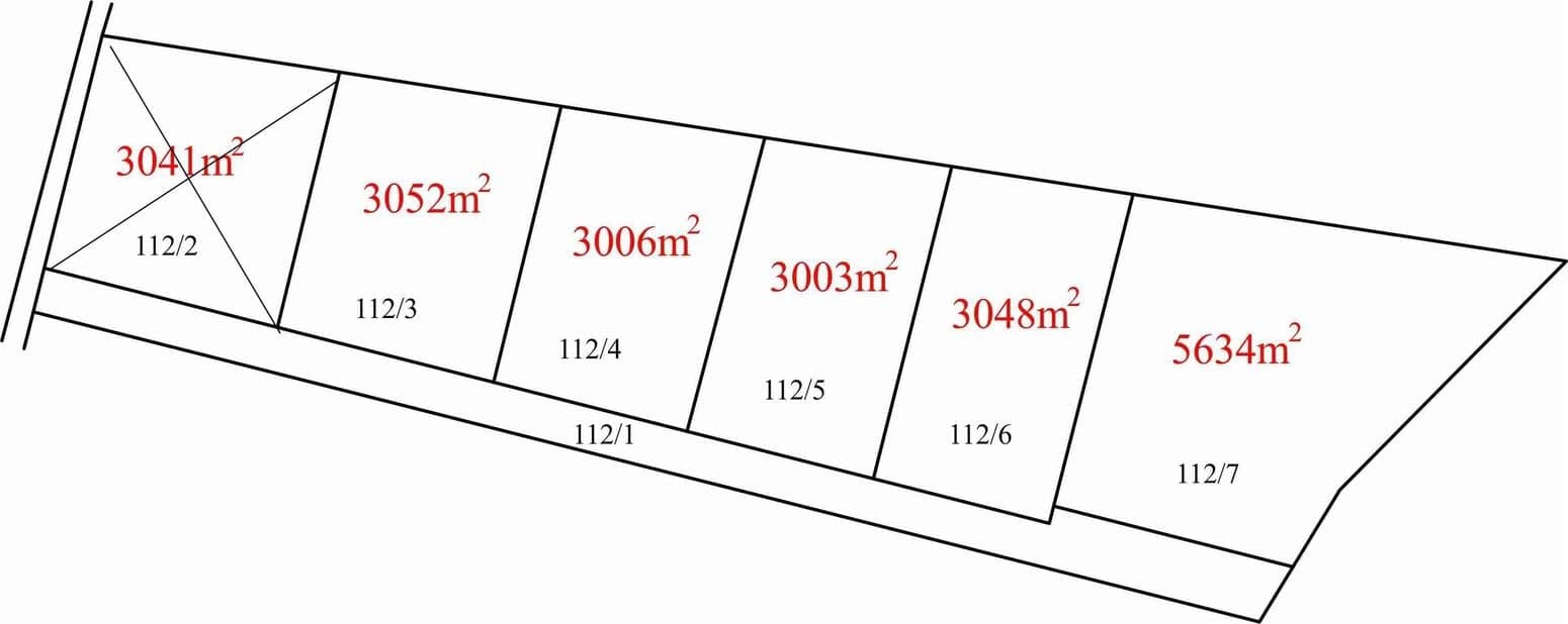 Sell plot 112/5 area 3003 m2 Kąty commune Sochaczew