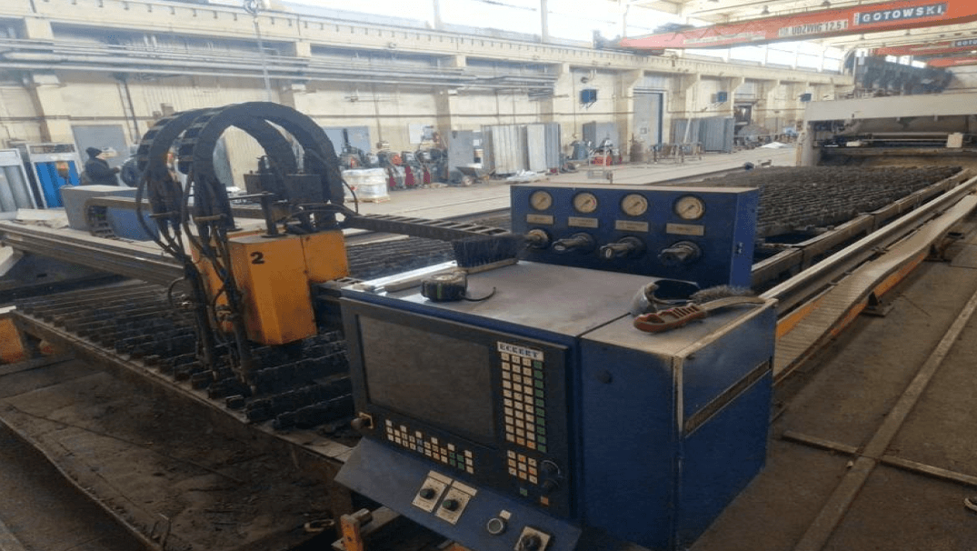 The syndicate will sell the Eckert plasma cutter, type Jantar 484/2007