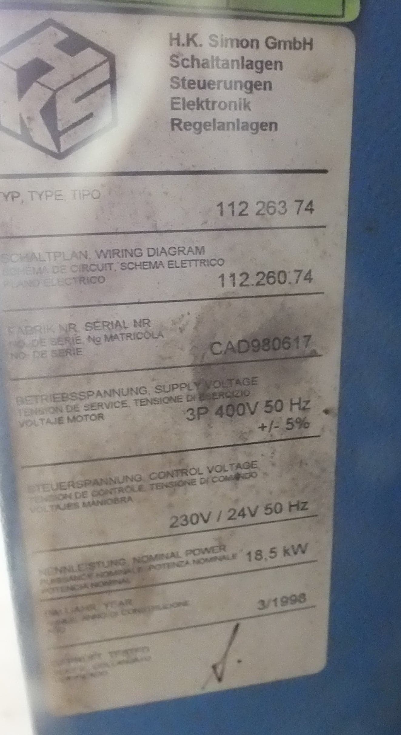 CompAir screw compressor type START 031, 10 bar, year 1998 - image 2