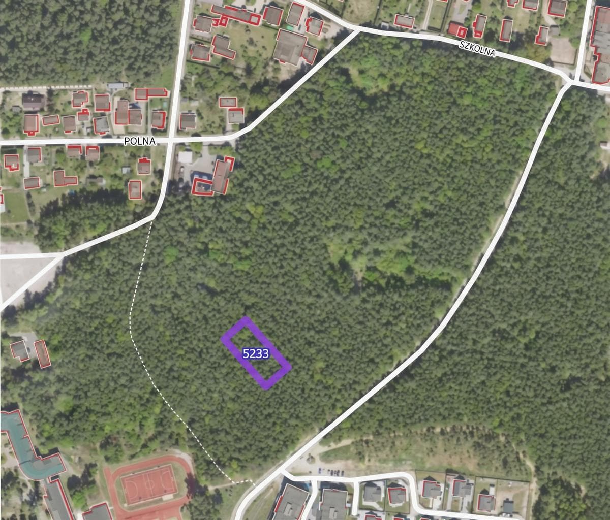 The syndicate will sell a plot with a registration number 5233 from the border 1 Siemiatycze