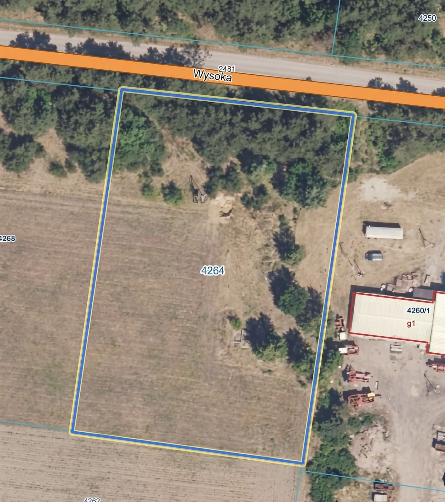 The syndicate will sell a plot from the border of 0002 Siemiatycze no. 4264